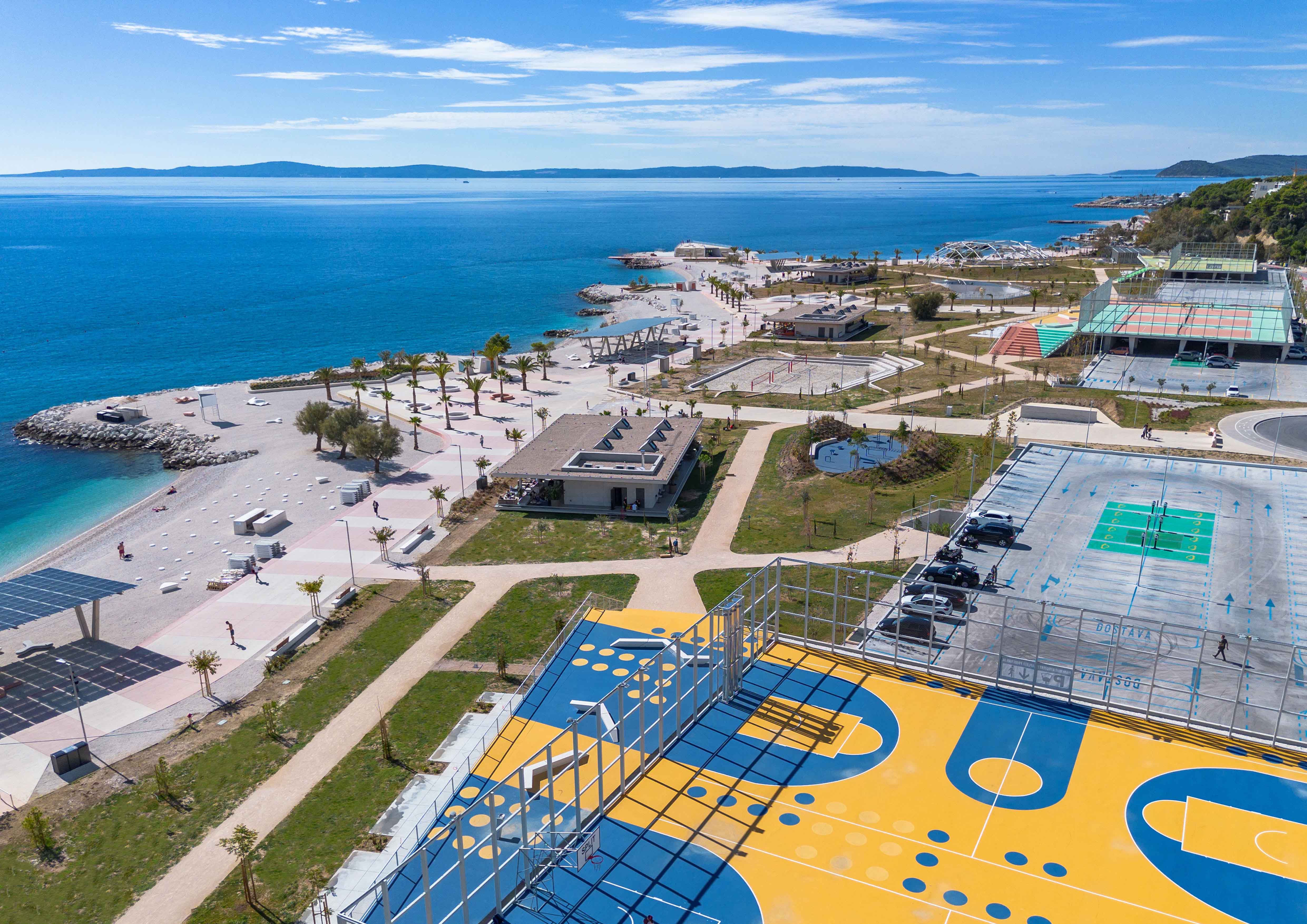 Design of the Žnjan Plateau, Split